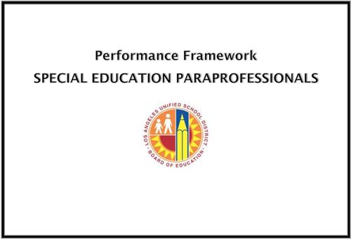SPED Performance Framework 